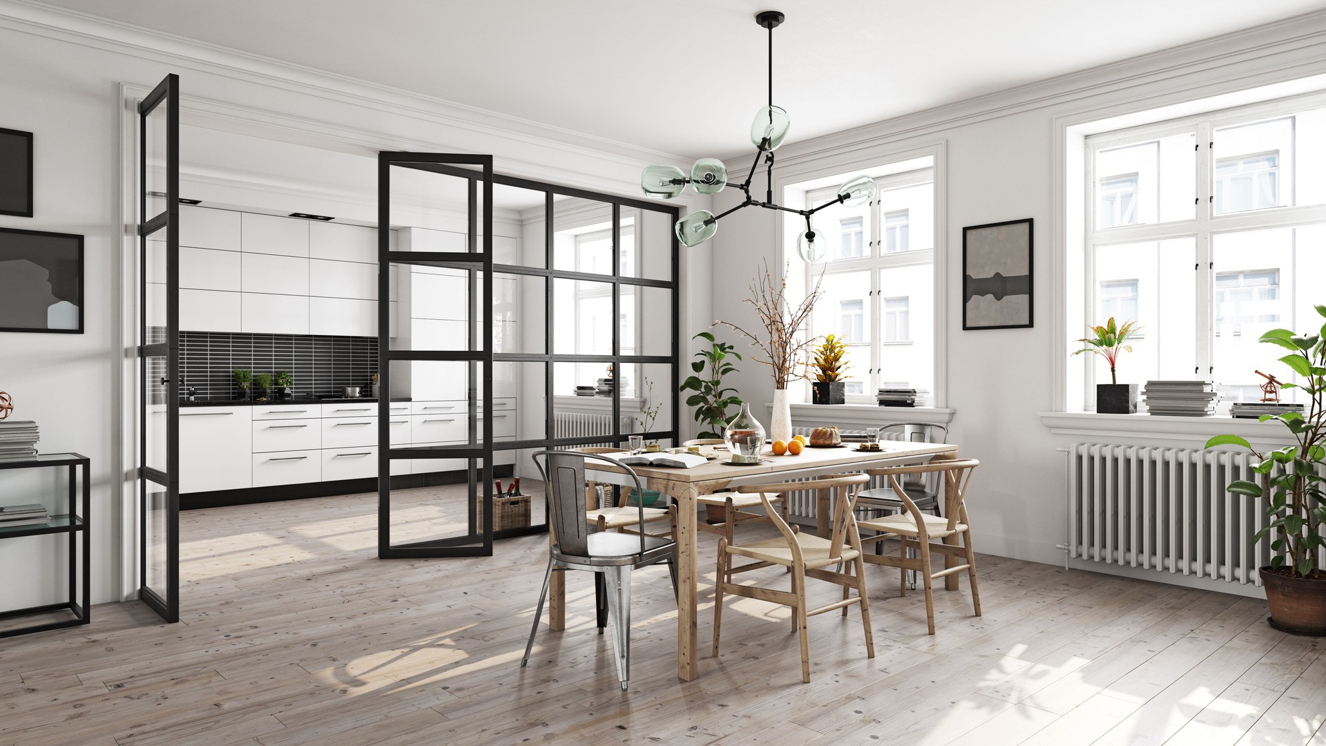 modern kitchen interior