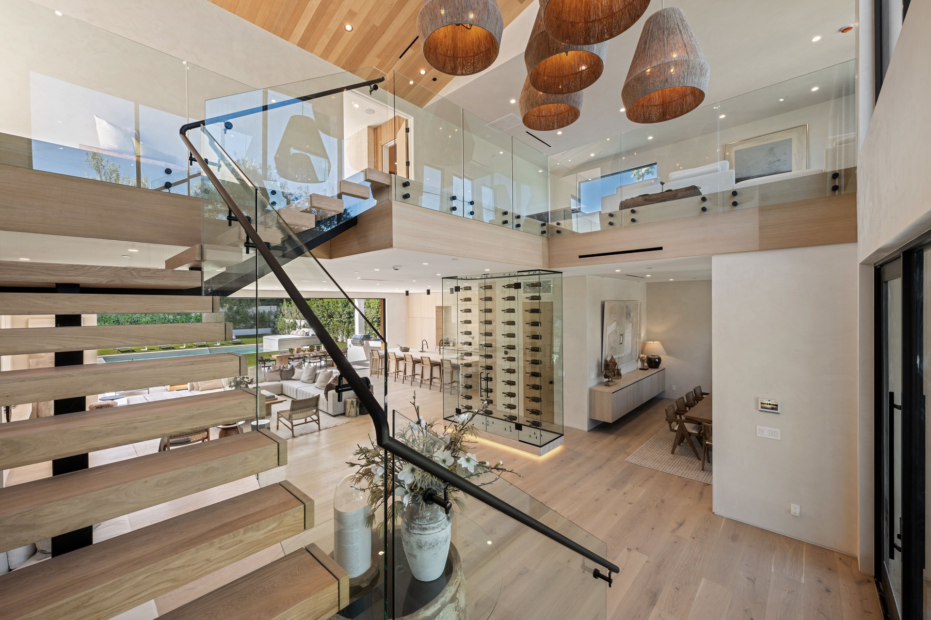 Modern open-concept living space with elegant design.